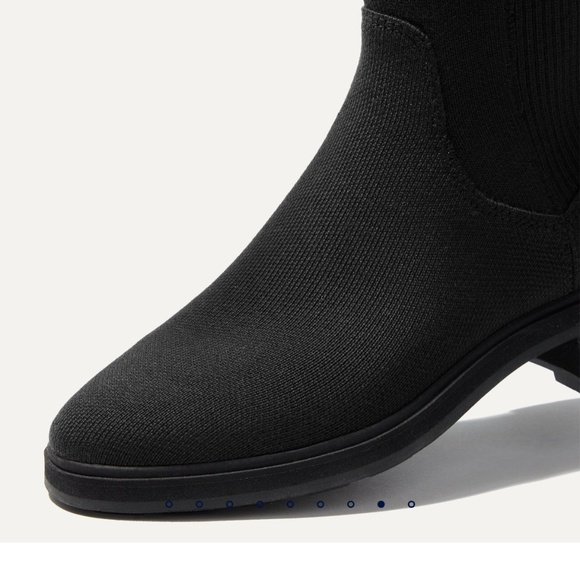 Rothy's The Tall Lug Boot - Onyx Black Size 6 - Picture 6 of 9